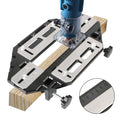 Woodworking Hole Opener Slotting Locator Aluminum Alloy Door Hinge Installation Kit for Door Lock Installation