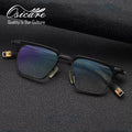 Brand Designer High Quality Vintage Inspired Custom Logo Clear Eyewear Male Spectacle IP Pure Titanium Eye Glasses Frame for Men
