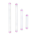9/13/18/20inch Cake Decorating Adjustable Rolling Pin with Guide Rings for Dough Cookie Baking Plastic Rolling Pin for Pastry