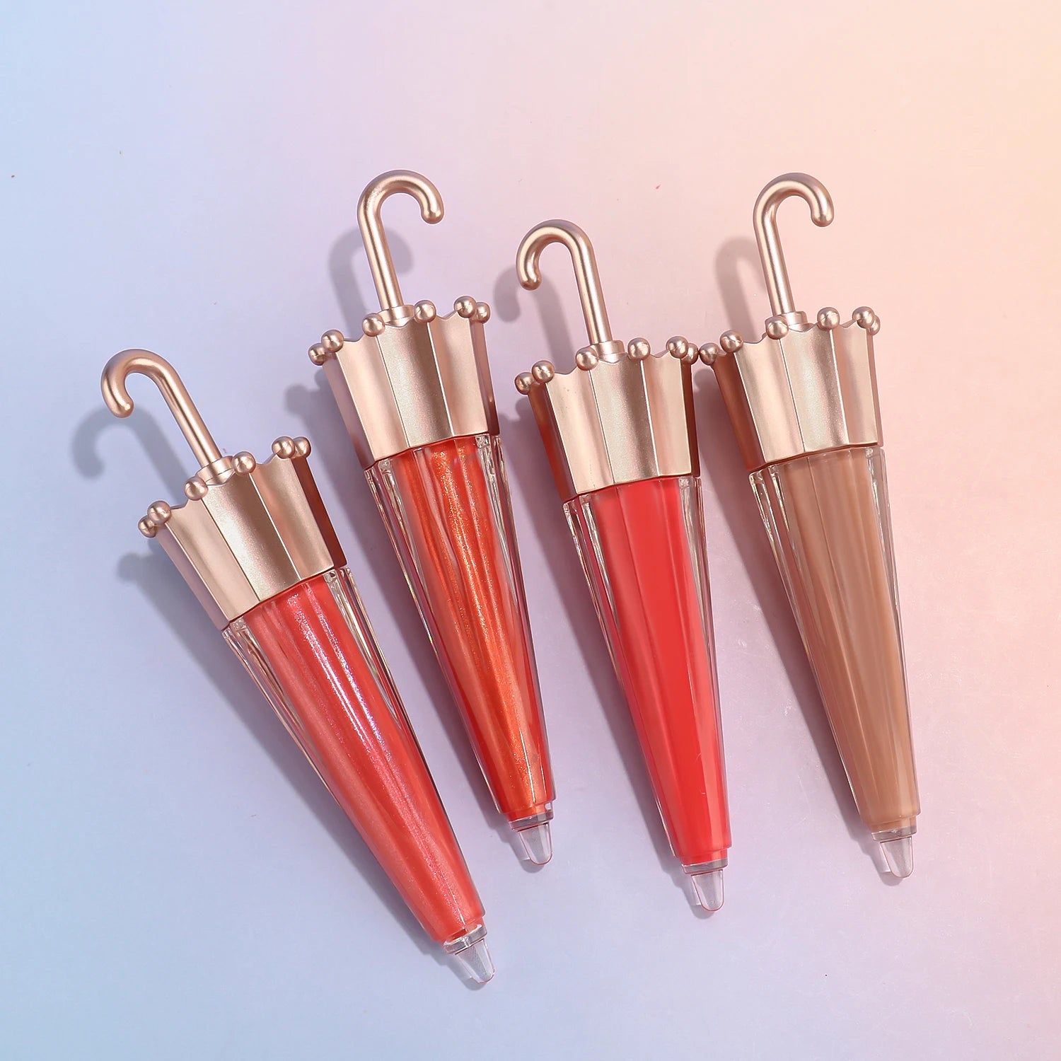 Wholesale Vegan Private Label Organic Long Lasting Custom Your Logo Shiny Glossy Clear Liquid Lip Gloss