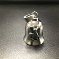 Fly Wing Motorcycle Ride Bell for Bikers Heavy Spirit Bells Accessory and Key Chain for Good Luck Motorcycle Biker Bell Necklace