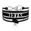 Florida Michigan Minnesota Texas Ohio Illinois Georgia Kentucky Tennessee North Carolina California Is My Home State Bracelet