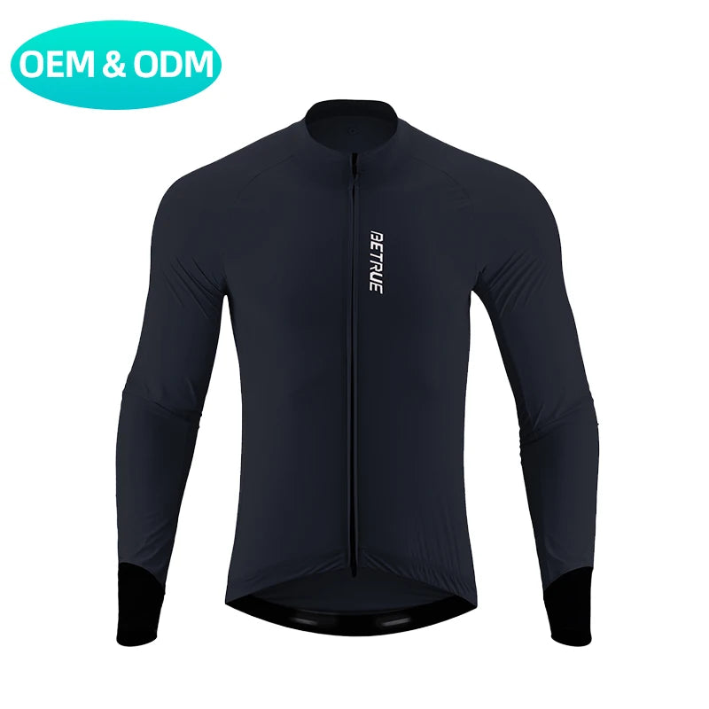 Custom Waterproof Mens Black Plain Windbreaker Jacket Nylon Women Lightweight Quality Windproof Cycling Jacket