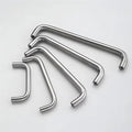 U Type Stainless Steel Dresser Knobs Kitchen Cabinet and Furniture Hardware for Wardrobe and Bedroom Use