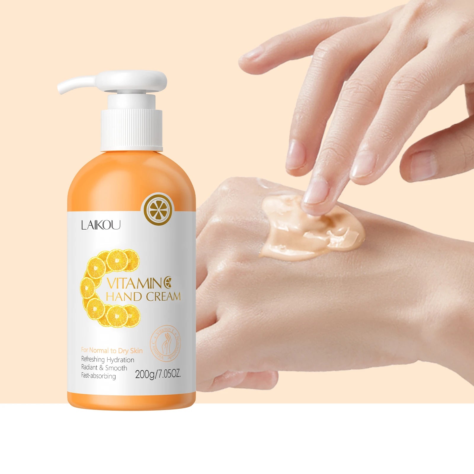 LAIKOU Vitamin C Essence Level Hand Lotion Cream Beauty Salon SPA Products 200ML