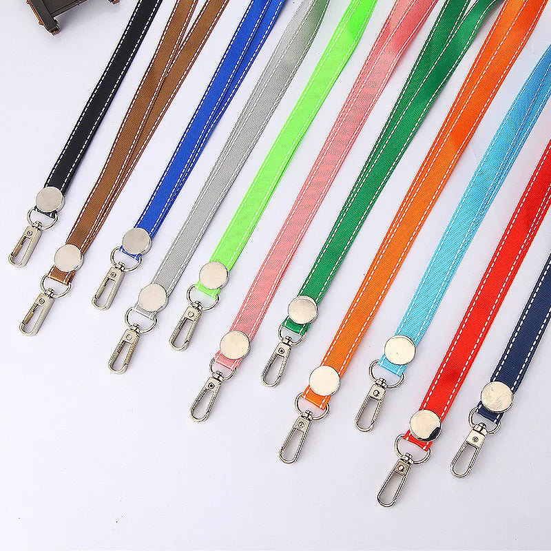 Multi-style Work Brand Exhibition Rope Staff Brand Name Card School Collar Worker Card Holder Lanyard Custom Design logo