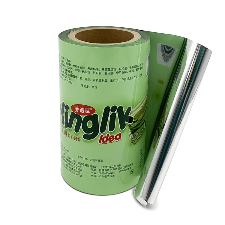 LLDPE Stretch Soft Moisture Proof Food Packaging Roll Film for Candy Cookie Cheese Chips with Customizable Options
