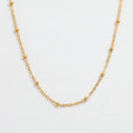 Fenny 18K Gold Plated Wholesale Tarnish Free Minimalist Dainty Fine Welding Choker Stainless Steel Necklace for Women