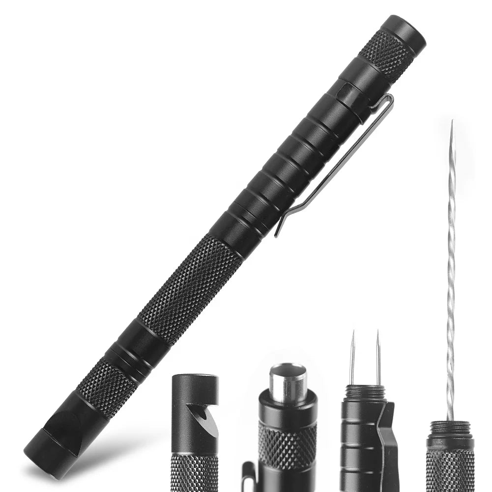 Hot Sale Black Premium 6 in 1  Needle Cigar Accessories Solutions Cigar Punch for Punching Cigar