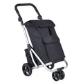 Cheap Collapsible Wheeled Compact Portable Cart Container Grocery Folding Shopping Trolley Bag with Wheels