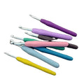 Wholesale 11PCS/Set Rubber Crochet Hook Set Hook Set Crochet Hook Knitting Needle for DIY Craft Hand Knitting