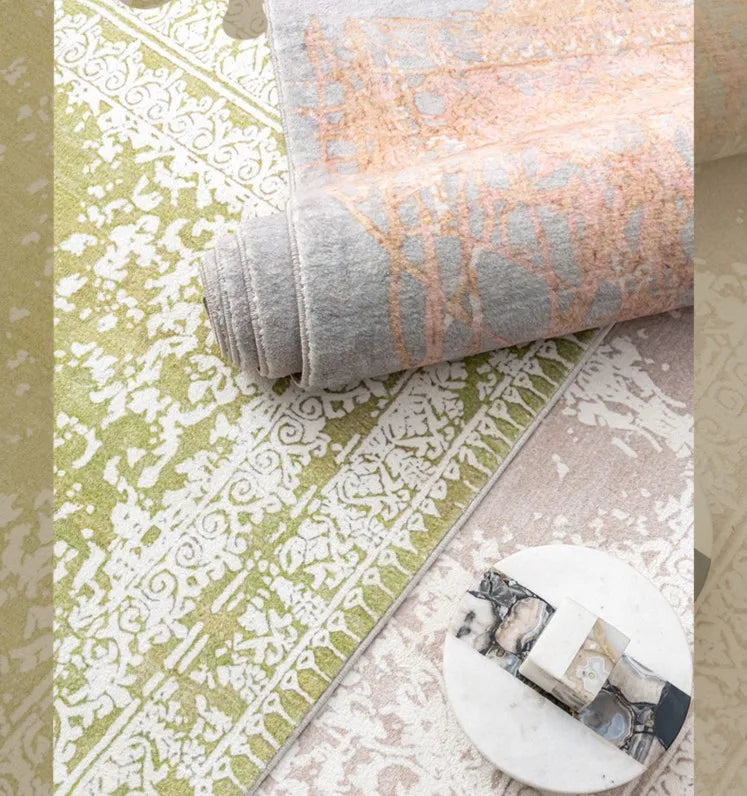 French Living Room Carpet Sofa Coffee Table Large Area Family Bedroom Ins Retro Girl Room Luxury Rug