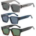 2025 Wholesale Unisex Uv400 Sun Glasses Square Frame Men Retro Fashion Luxury Shades Custom Logo Women CP Metal Sunglasses