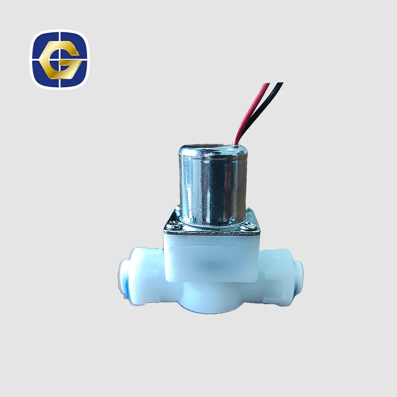 Goldenland Small 1/4 Inch Solenoid Valves Quick Connect DC 3V 6V 12V 24V Water Dispenser Solenoid
