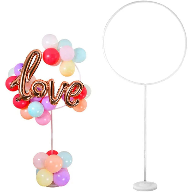 2021 New Balloons Stands Circle Balloon Pillar Good Quality Pvc Balloon Stand Circle