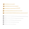 500pcs/bag Stainless Steel Metal 2mm Ball Head Pins Needles Beads Handmade for DIY Jewelry Findings Accessories Earring Findings