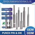 High Precision Tapered Punch Pins and Dies SKD11 SKH51 Straight Mold Metal Punch Pin for Sheet Metal Stamping Custom OEM