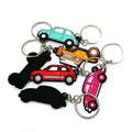 Personalized Promotional logo 2D/3D Rubber Gift Key Chain Custom logo Letter Keychain