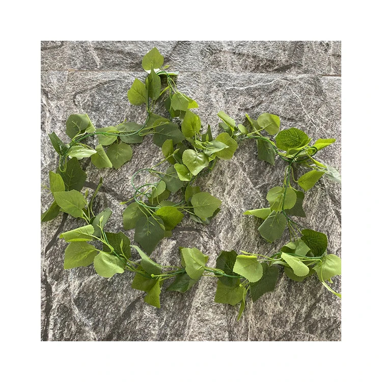 Hanging Plants External Artificial Vines Soft Vine With Grape Leaves