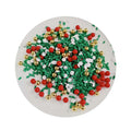 Newest 500g Christmas Polymer Hot Pearls Clay Slices Mixed Sprinkles DIY Shaker Jewelry Slime Nail Art Decorations Artificial