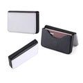 RubySub Custom PU Leather Name Card Holder Sublimation Blanks Business Card Case Storage