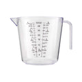 300ml 600ml 1000ml PP Measuring Cup Clear Scale Show Transparent Mug Pour Spout3 Size Measuring Device