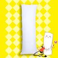 Full-body Pillow Core White Body Pillow Zippered Polyester Fiber Filling Customizable Various Sizes Modern Style Eco-Friendly