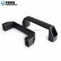 VEICHU VCN945 Black Fasteners Thickened Nylon Square Handle Bow Surface Mounted Industrial Equipment with Reinforced Design