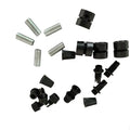 Plastic Screw Type Wire Lock Grip Clamp for Pendant Lamp Cable-Black M10*6mm Qingyu Brand 1-Year Warranty