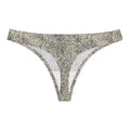 JOGOGO Wholesale Customize Ropa Interior Mujer Plus Size Panties Women Breathable G-string Low Rise Seamless Leopard Print Thong