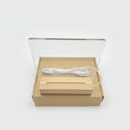 H Rectangle Single Warm/White Light Wood Led Night Base for Acrylic Led Light Stand Wood Base with Led Light and Acrylic
