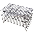 Hot Sale Eco-Friendly Stainless Steel Non-stick Coating 3 Tier Collapsible Home Kitchen Bakery Cookie Cake Bread Baking Cooling