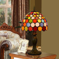 8 Inch Modern Retro Bohemian Style Decorative Lamp Tiffany Stained Glass bar Restaurant Bedroom Bedside Trumpet Table Lamp