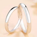 18K Real Gold Eternity Engagement Couple Wedding Ring