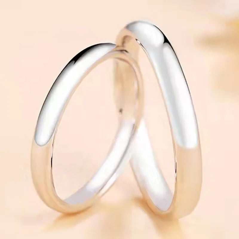 18K Real Gold Eternity Engagement Couple Wedding Ring