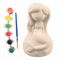 Custom Make Bisque Ceramic Glazed Animal Design DIY Paint Craft Kit for Kids OEM Paintable Blank Ceramic Figurine