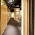 Customized Wood Slat Wall Sound-absorbing Panels for Acoustic Engineering