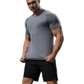 Men's Tech 2.0 Short-Sleeve T-Shirt 100% Polyester O-Neck Digital Printing Character Pattern 180g Fabric Weigh Sports Gym Tshirt