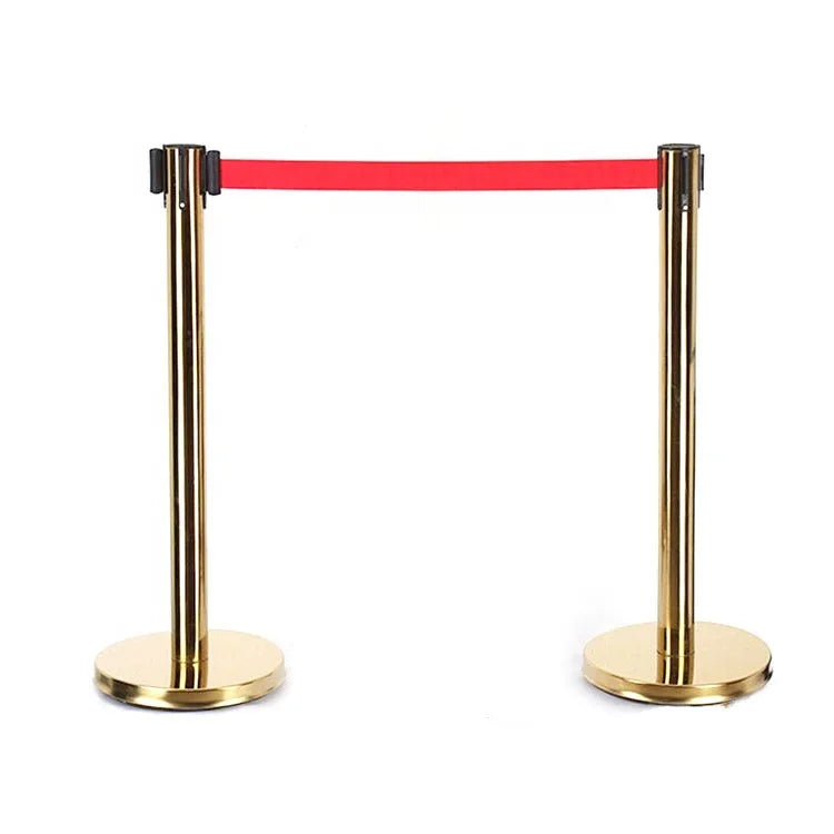 Hot Sale 2 Meter Flexible Retractable Barrier Stand Queue Line Stand Crowd Control Matched Road Block Barriers Traffic Control