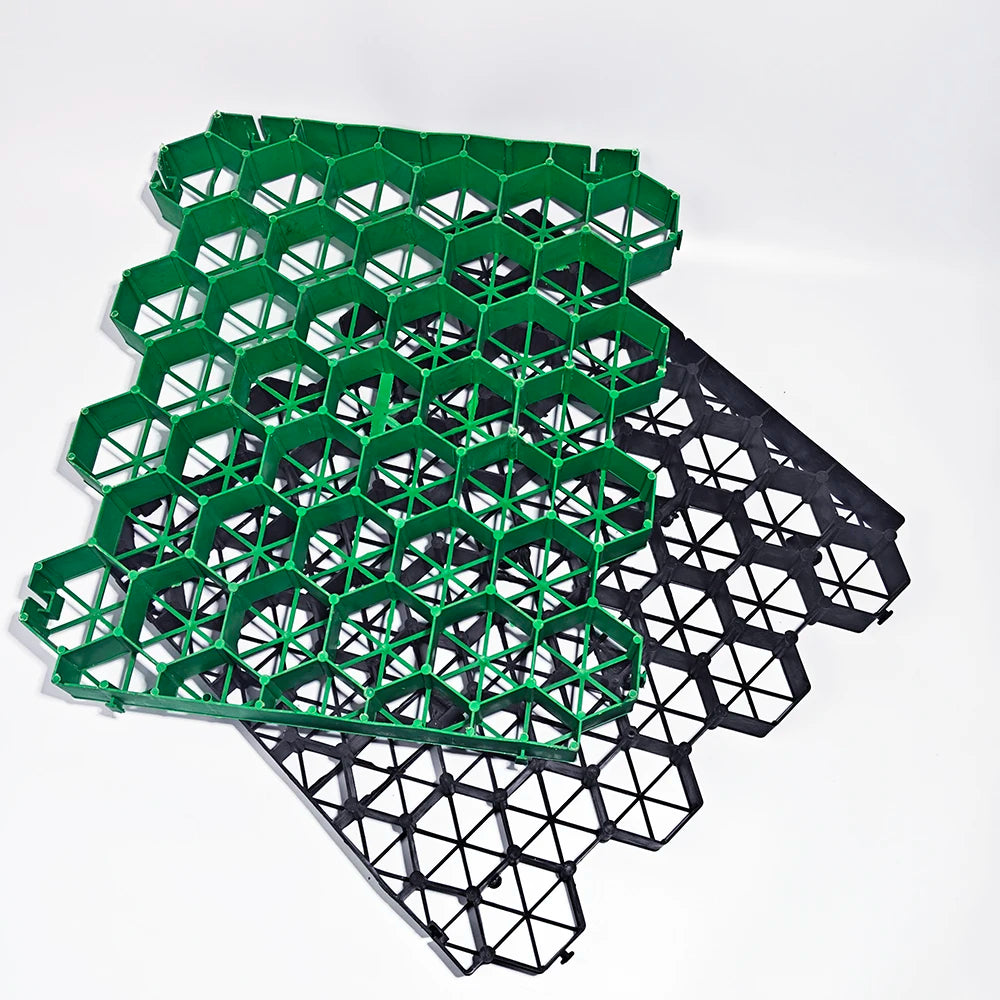 Latest Products 8Pcs Plastic Grass Pavers Grid Slope Greening Lawn Grid Honeycomb Grass Planting Grid for Car Parking