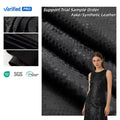 PFAS FREE Serpentine Pattern Four-way Stretch Synthetic Leather Leggings Knitted Sole Waterproof Fabric Pu Dresses Costumes