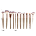 New Design Top Quality Ladies Custom Makeup Brush Set 16