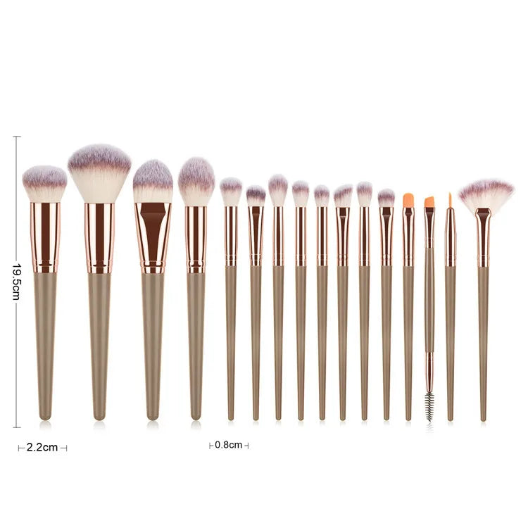 New Design Top Quality Ladies Custom Makeup Brush Set 16