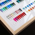 240 Color Acrylic Large Wooden Photo Frame for Nail Polish Gel Tips Display Nail Supplies Product Category