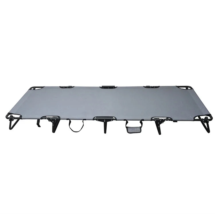 Adjustable Reclining Folding Chairs Camping Cot Outdoor Patio Pool Beach Lounge Chair Sleeping Bed