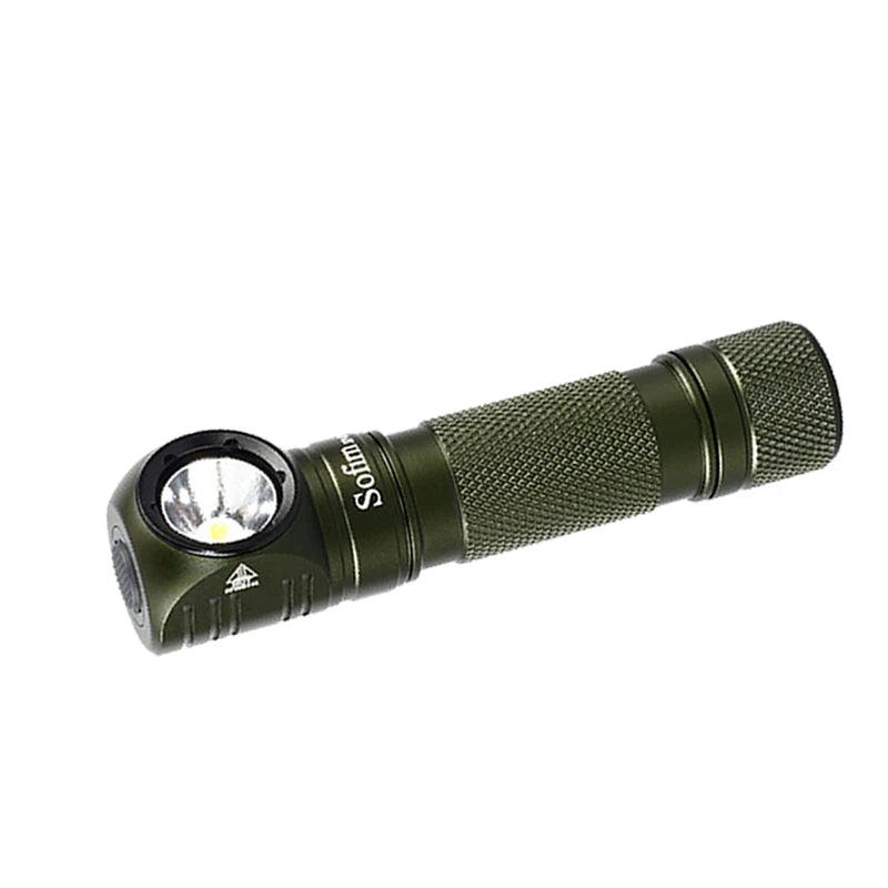 Wholesale High Powered Super Bright  Flexible Aluminum Long Range USB Rechargeable LED Headlamp