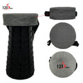 Folding Retractable Seat Collapsible Lightweight Camping Stool Fishing Chair Cushion Portable Camping Hiking Stool Cushion