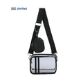 2024 Transparent PVC Crossbody Shoulder Bags Clear Purse Stadium Approved with Small Pouch