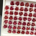 Zhanhao Jewelry Heart Shape Lab Grown Padparadscha Affordable Price Synthetic Corundum  Loose Stone for DIY Jewelry Water Drop
