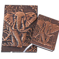 Top Quality Leather 3D Elephant Notebook 3d Cover Printed A5 Personalized Notebook